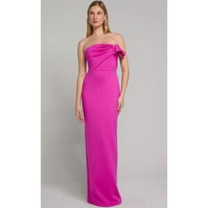 Black Halo Pink Divina Gown Size 6